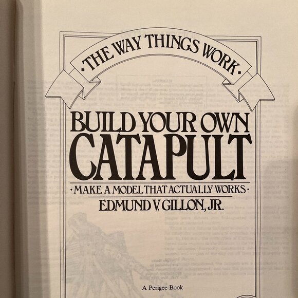 Vintage Build Your Own Catapult - Make a Model that Works (1982) (1 of 2) - Picture 3 of 9